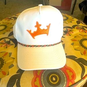 DraftKings White Crown Embroidered Hat 🧢